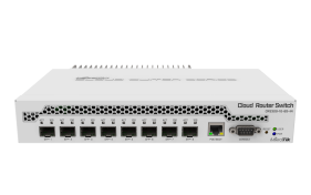 MikroTik CRS309-1G-8S+IN Switch 1 Gigabit Ethernet port and eight SFP+ 10Gbps ports