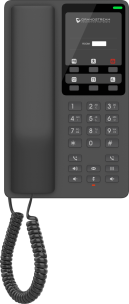 Grandstream GHP621 IP Phone 2 SIP Accounts, 2 Lines PoE Black Ideal for Hotel