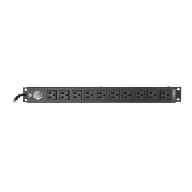 Linkedpro HTCM-1U-10C 19" Horizontal Power Strip for 1RU, 10-Outlet Power