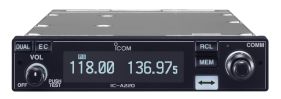 Icom IC-A220T VHF Air Band Transceiver Panel Mount TSO Approved