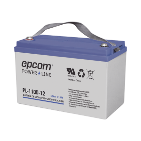 Epcom Powerline PL-110-D12 EPCOM Deep Cycle Battery 12V 110Ah Technology for VRLA AGM Deep Cycle for Photovoltaic Applications
