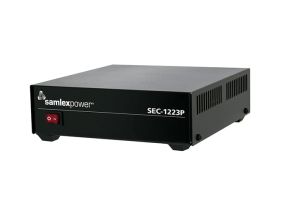 Samlex SEC-1223 Power Supply 13.8 VDC 23 Amp. AC input 120 Volts, 60 Hz. Switching